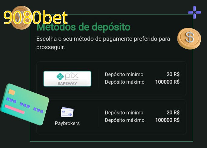 O cassino 9080betbet oferece uma grande variedade de métodos de pagamento
